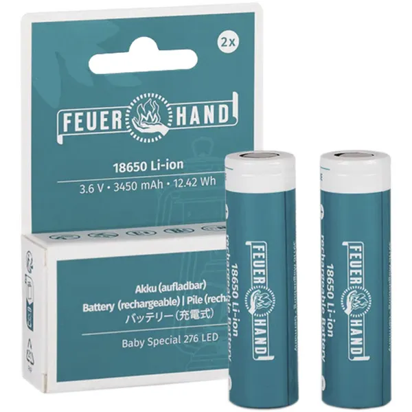 Batterie Li-Ion 18650, 3.450mAh, set da 2, Batteria - immagine 1