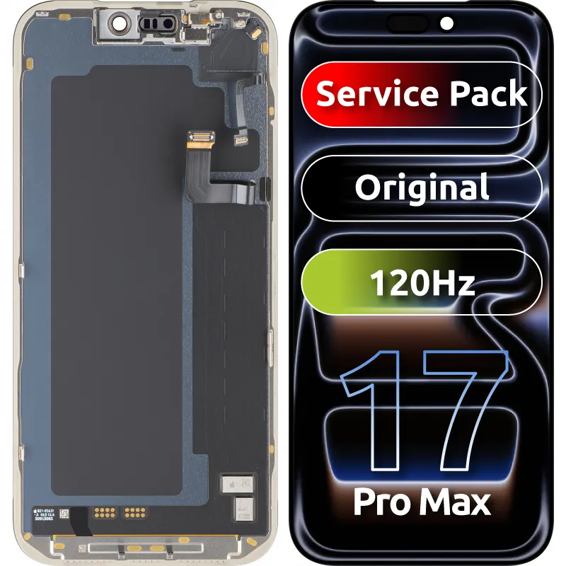 Display con Touchscreen Apple iPhone 17 Pro Max, con Cornice, Nero, Service Pack 661-56050 - immagine 1