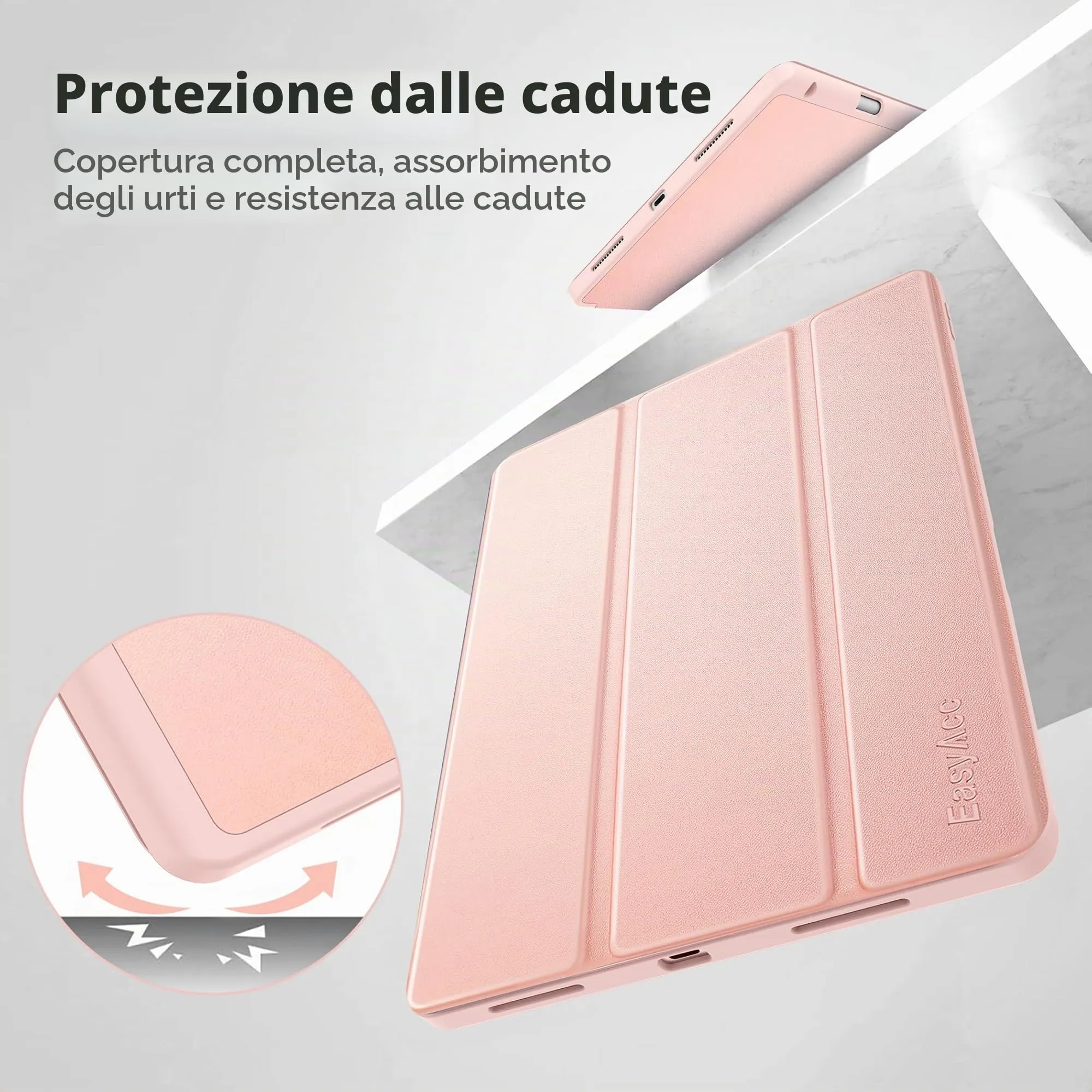 EasyAcc Cover Compatibile con iPad Air 11 Pollici M4/M3/M2 2026/2025/2024 - immagine 4
