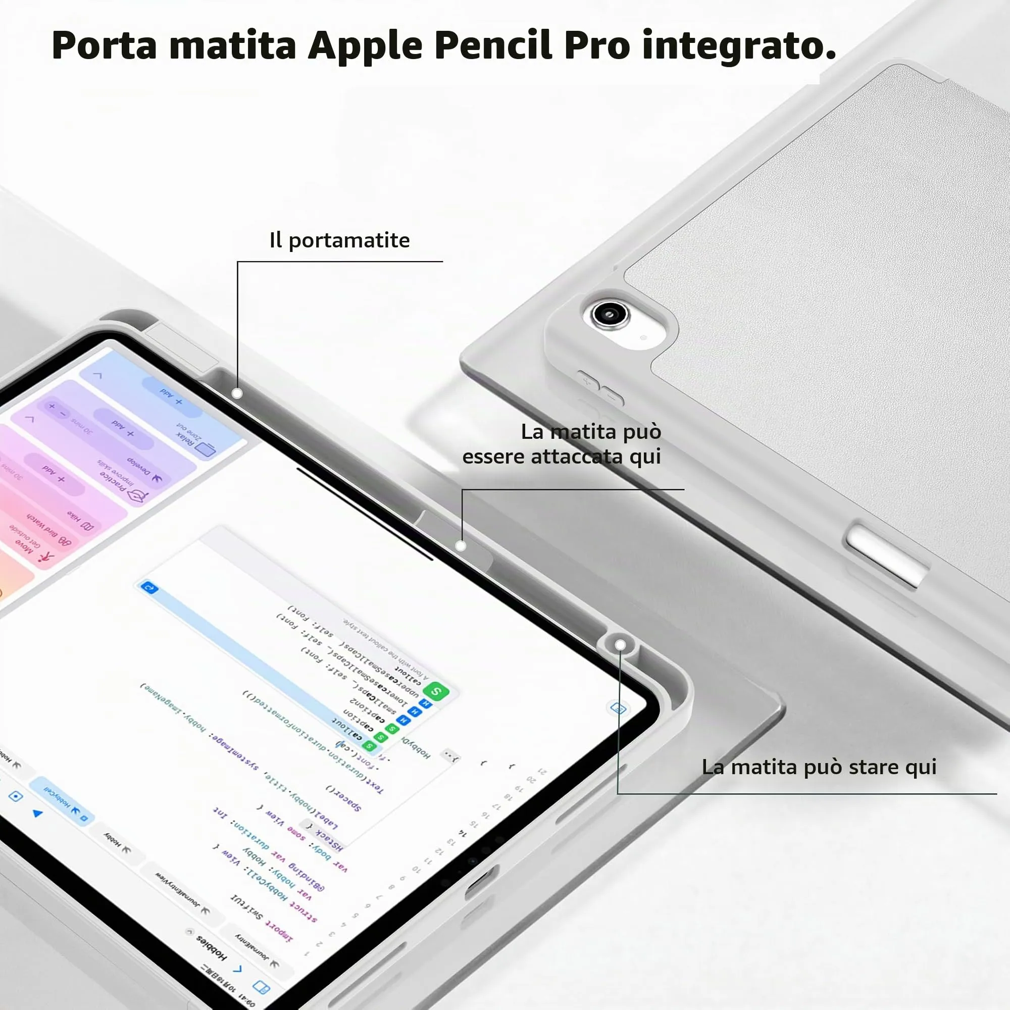 EasyAcc Cover Compatibile con iPad Air 11 Pollici M4/M3/M2 2026/2025/2024 - immagine 5