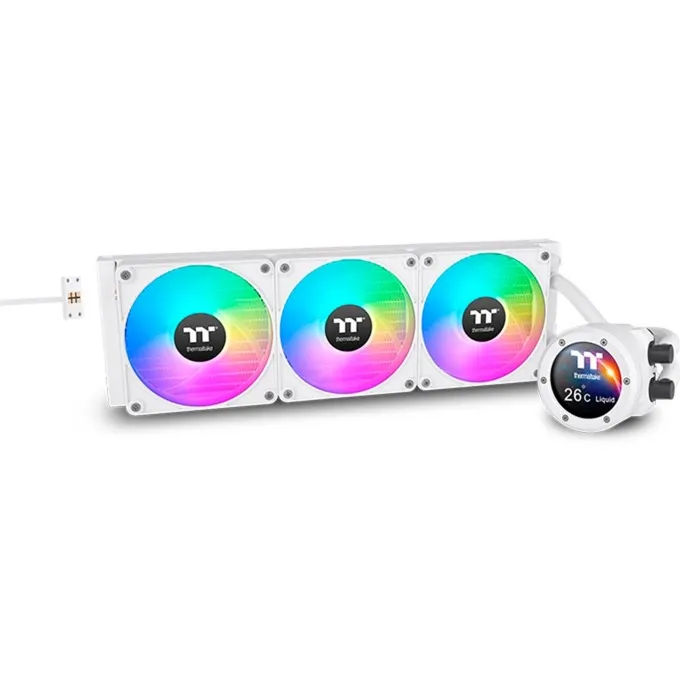 TH420 V2 Ultra EX ARGB Sync AIO Liquid Cooler - Snow Edition, Raffreddamento ad acqua - immagine 1