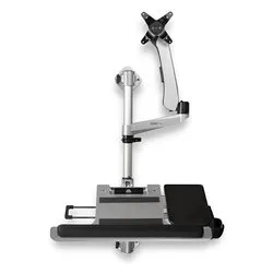 Supporto monitor TV parete ( 9 Kg ) VESA 100 x 100 Sit Stand Silver WALLSTSI1 - immagine 1