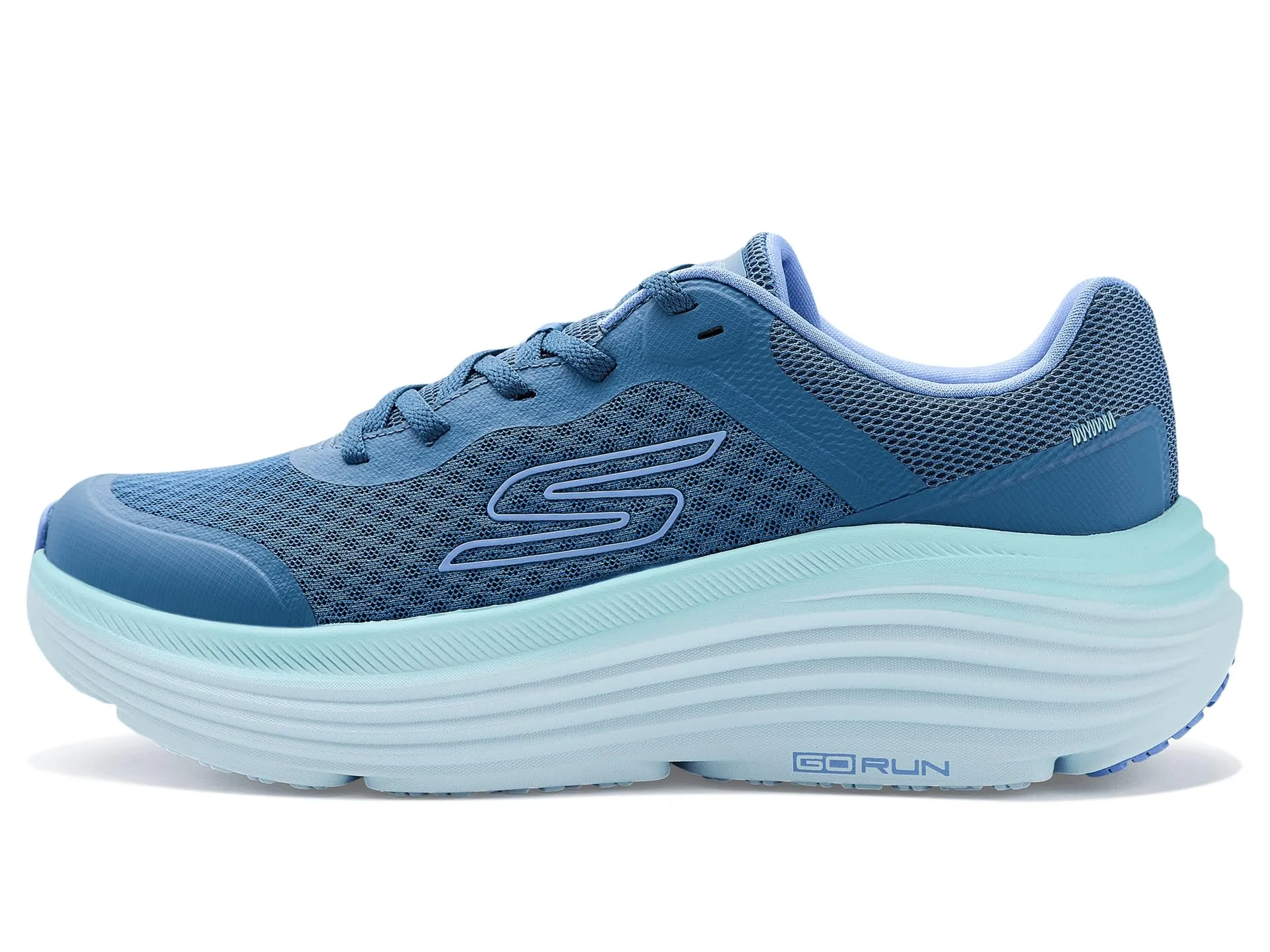 Skechers Max Cushioning Endeavour Canova Sneaker da Donna, Blu Multi - immagine 4