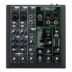 Mixer disc jockey PROFXV3 SERIES Black PROFX6V3 - immagine 1
