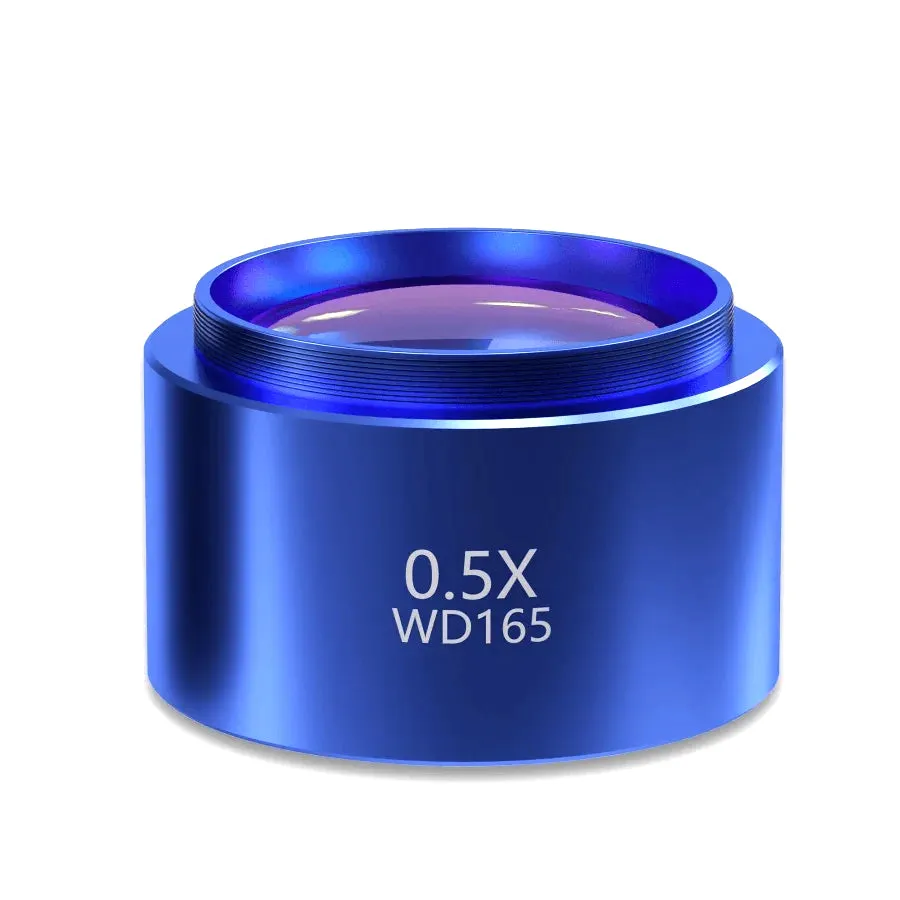 Lente Microscopio Mechanic WD165, 0.5x - immagine 1
