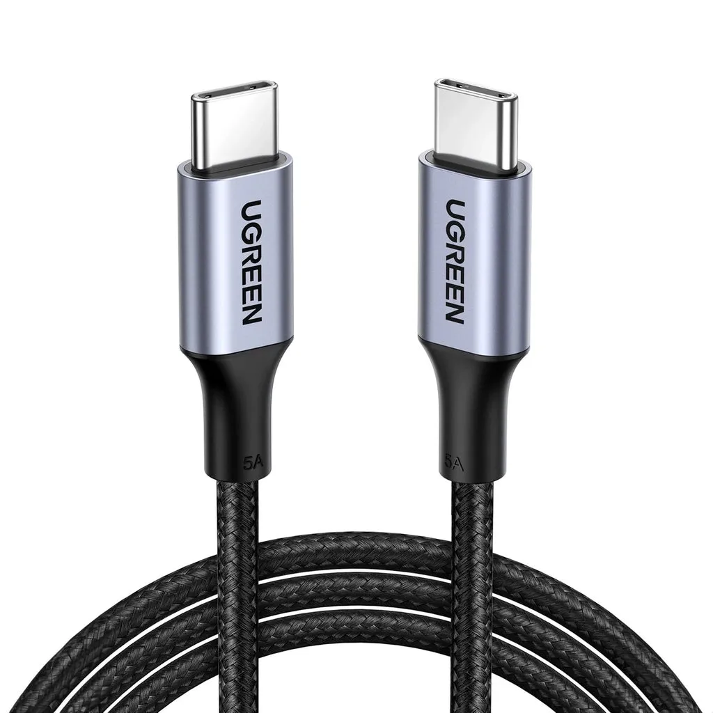 Cavo Dati e Ricarica USB-C - USB-C UGREEN US316, 100W, 0.5m, Grigio - immagine 1