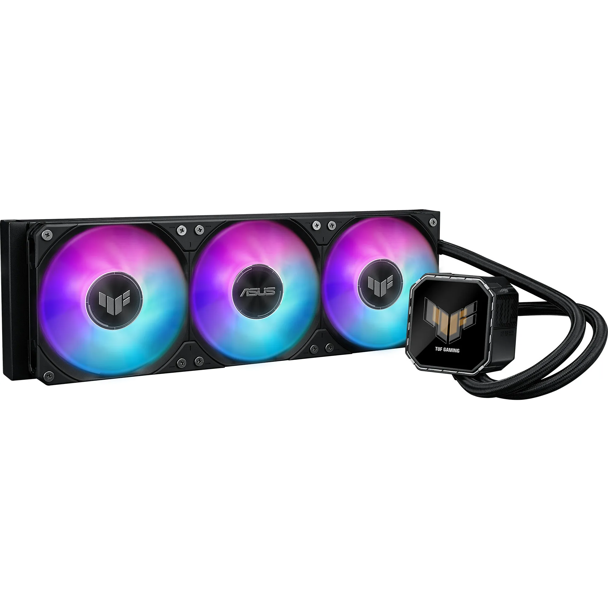 TUF Gaming LC III 360 ARGB LCD Processore Raffreddatore di liquidi tutto in uno 12 cm Nero 1 pz, Raffreddamento ad acqua - immagine 1