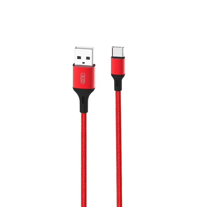 Cavo Dati e Ricarica USB-A - USB-C XO Design NB143, 18W, 2m, Rosso - immagine 1