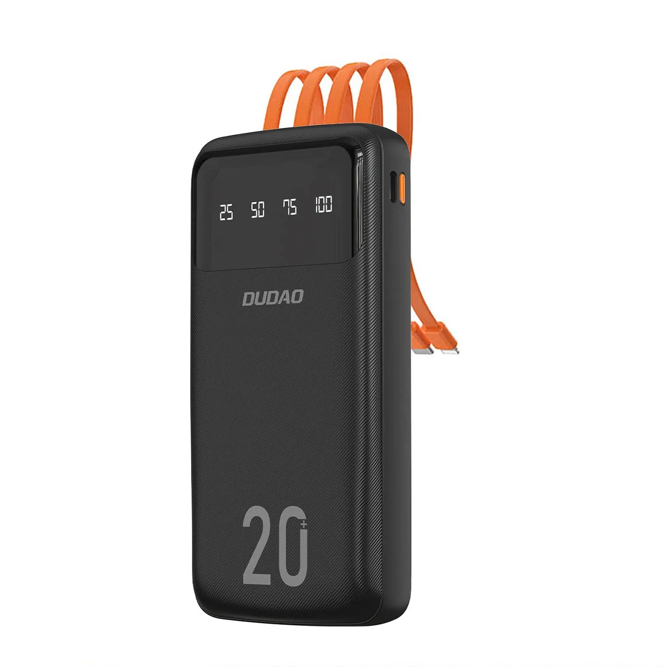 Batteria Esterna Dudao K6Pro+, 20000mAh, 10W, 1 x Lightning - 1 x microUSB - 1 x USB-A - 1 x USB-C, Nera - immagine 1