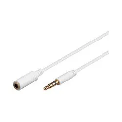 Cavo Jack 3.5 Icoc Mf050W White 62364 5m - immagine 1
