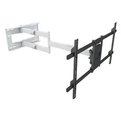 Supporto monitor TV parete ( 40 Kg ) VESA 800 x 400 Staffa da parete multisnodo Black e White 6874 - immagine 1