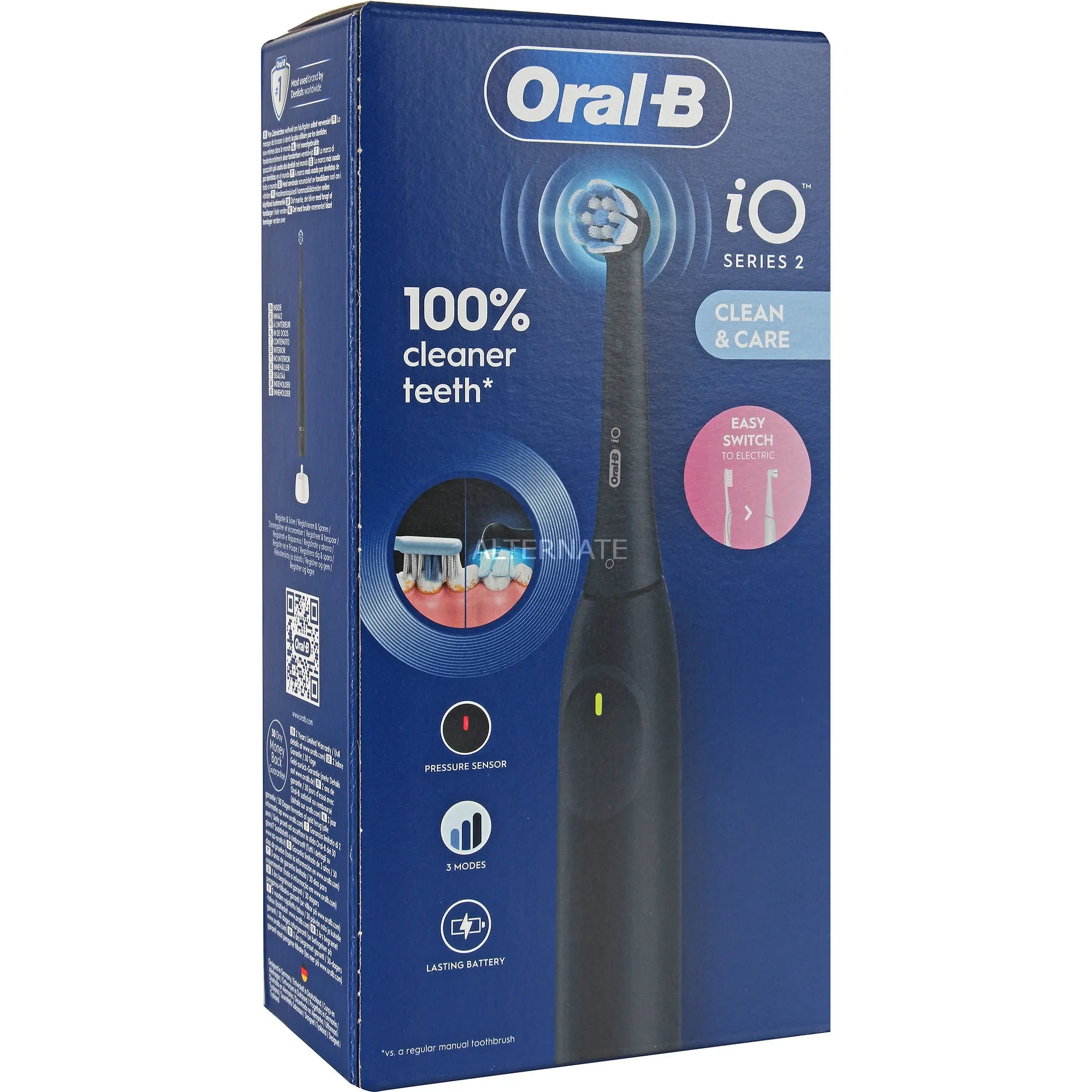 Oral-B iO2 Serie 2 Night Black, Spazzolino da denti elettrico - immagine 1