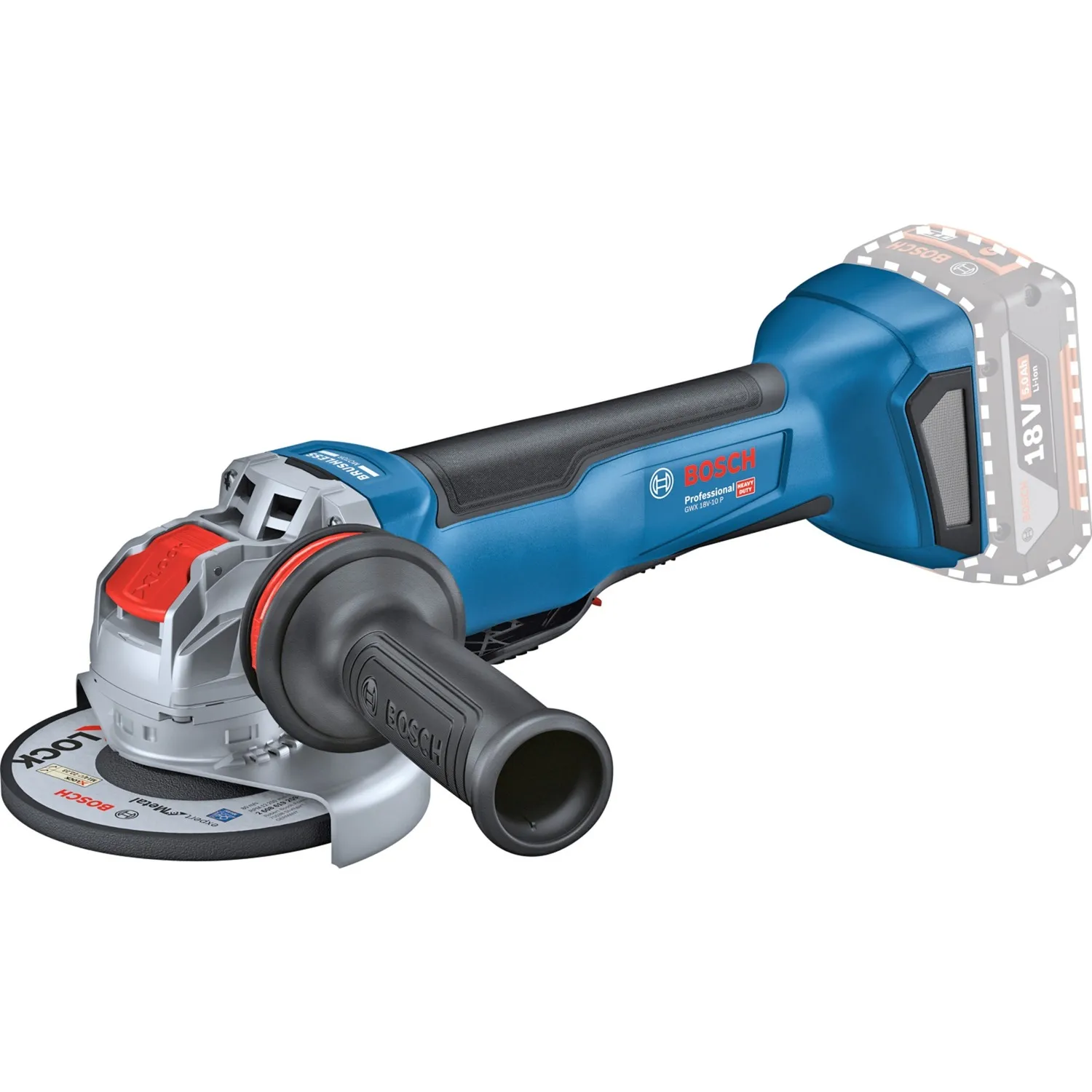 GWX 18V-10 P PROFESSIONAL smerigliatrice angolare 9000 Giri/min 1000 W 1,9 kg - immagine 1