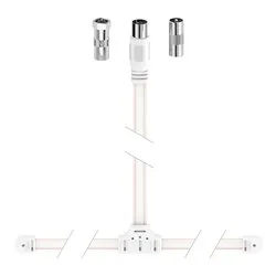 Cavo antenna Dab+ Dipole Antenna Bianco 1,75m 00205283 - immagine 1