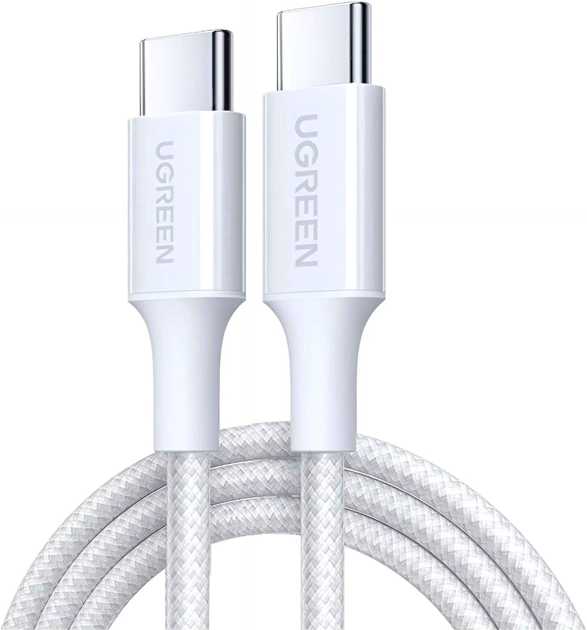 Cavo Dati e Ricarica USB-C - USB-C UGREEN L501, 60W, 2m, Bianco - immagine 1