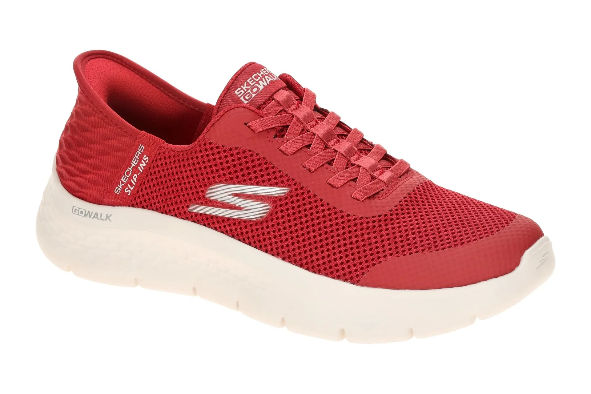 Skechers Ragazze Go Walk Flex Hands Free Slip-ins-Grand Entry Sneaker, Colore: rosso, 43 EU - immagine 1