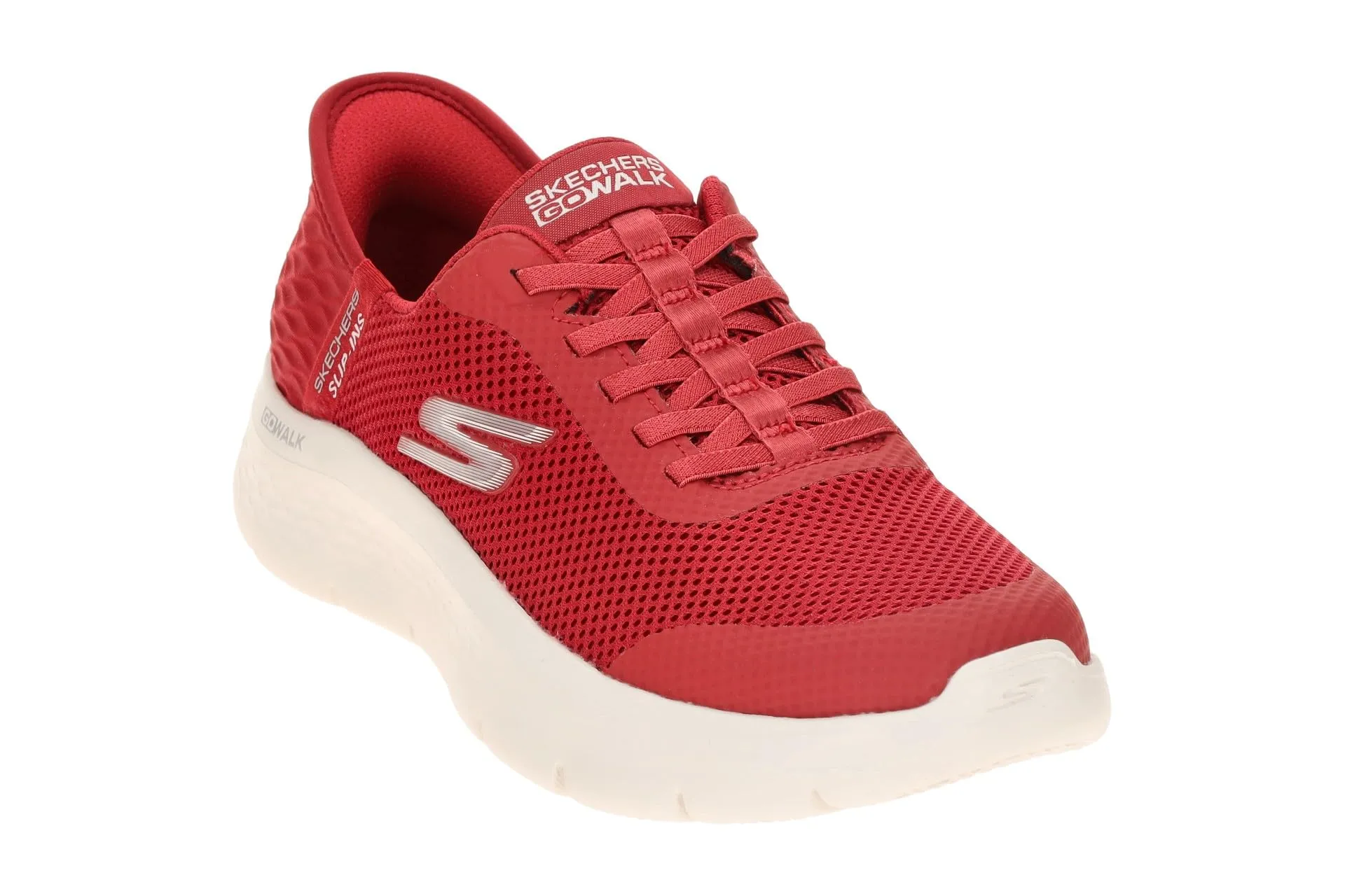 Skechers Ragazze Go Walk Flex Hands Free Slip-ins-Grand Entry Sneaker, Colore: rosso, 43 EU - immagine 3