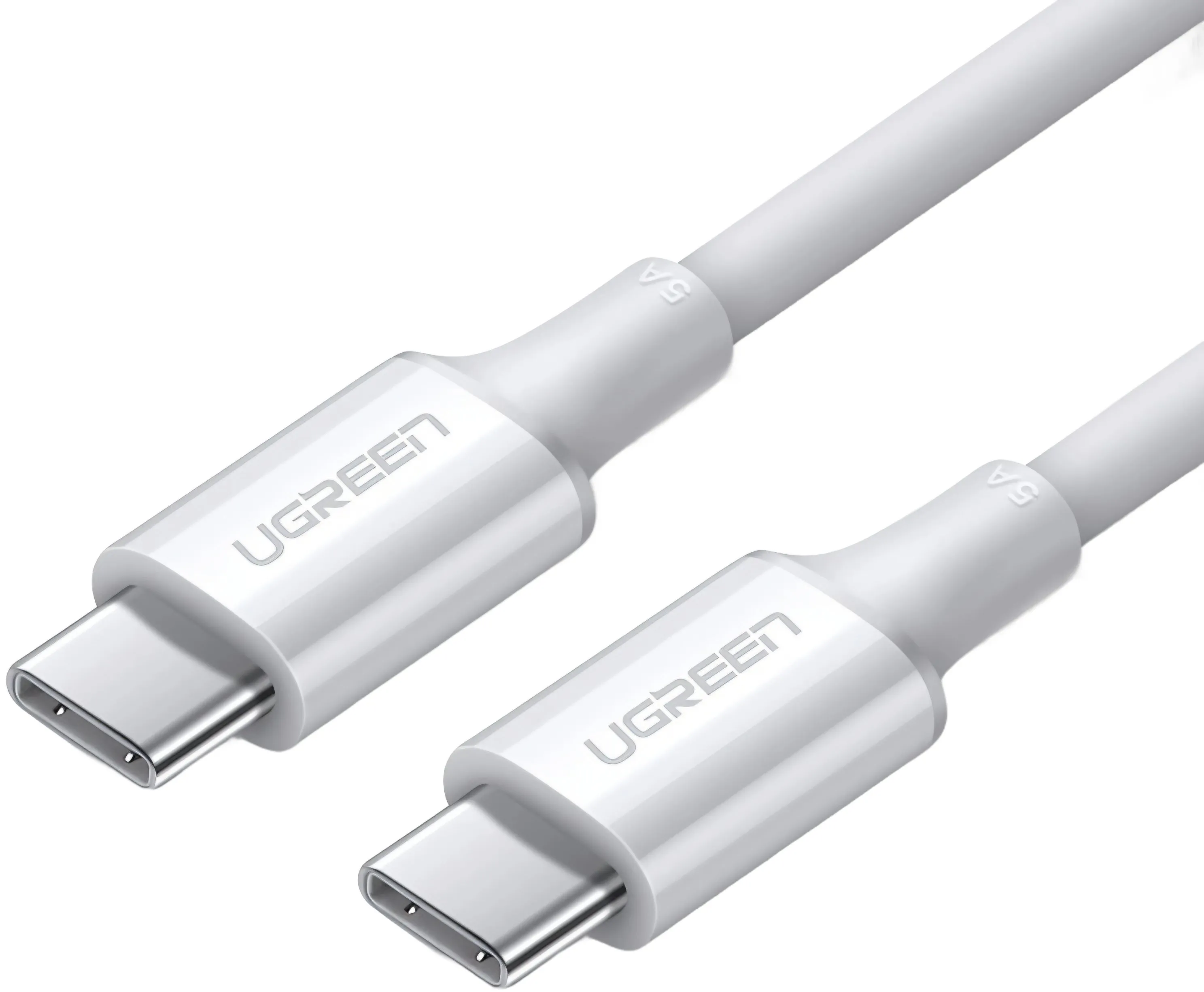 Cavo Dati e Ricarica USB-C - USB-C UGREEN US300, 100W, 2m, Bianco - immagine 1