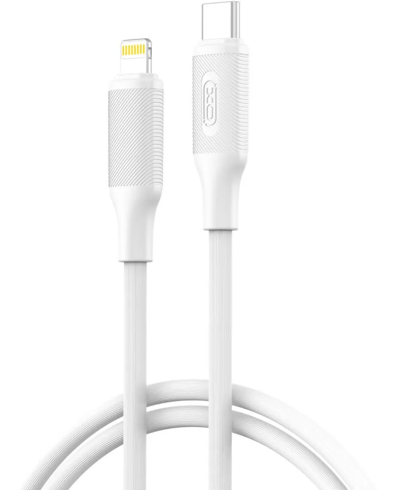 Cavo Dati e Ricarica USB-C - Lightning XO Design NB-Q265A, 27W, 1m, Bianco - immagine 1
