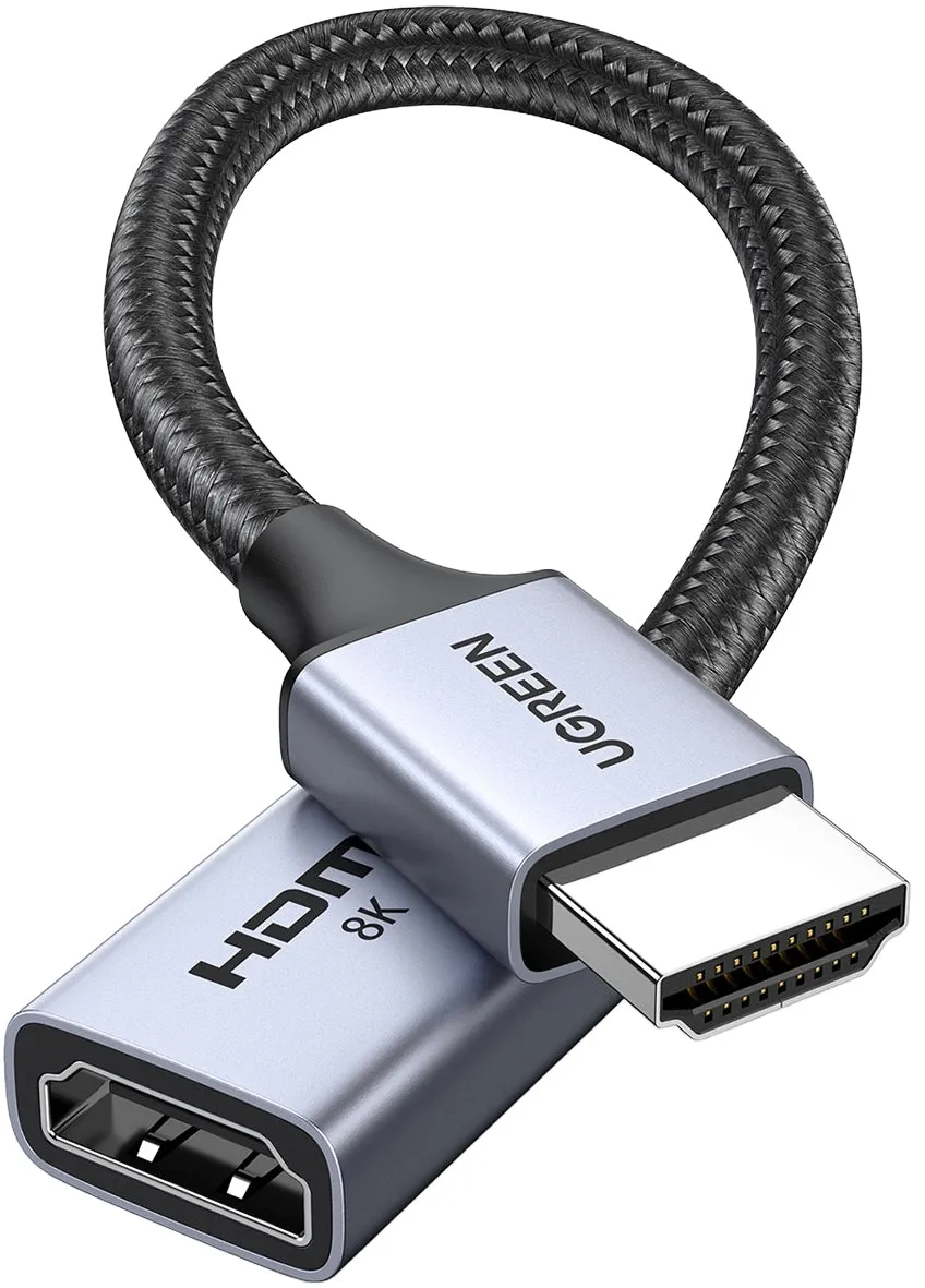 Adattatore Video UGREEN HD165, HDMI - HDMI, 8K, Grigio - immagine 1