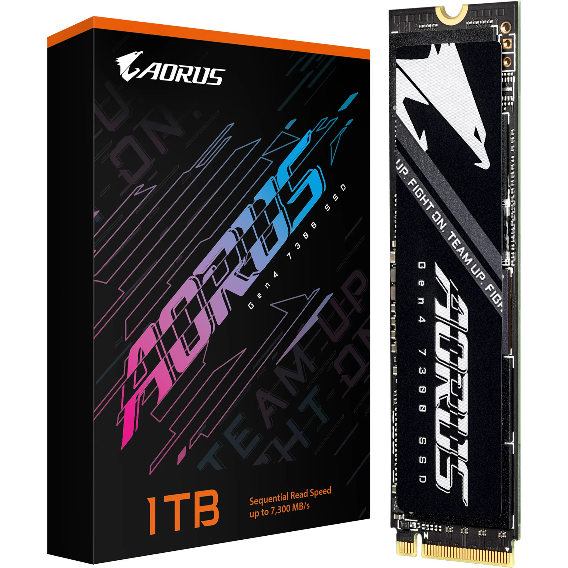 AORUS Gen4 7300 1 TB M.2 PCI Express 4.0 NVMe 3D TLC NAND, Disco a stato solido - immagine 1