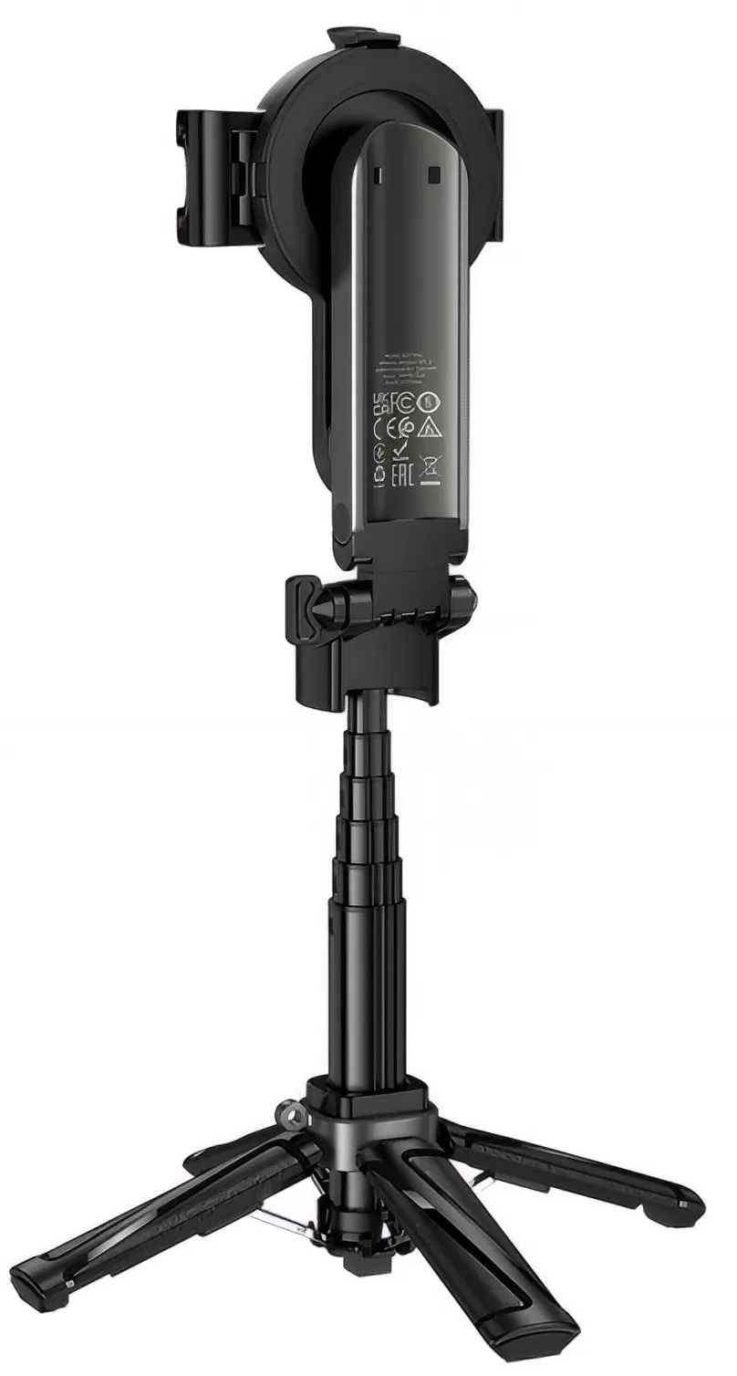 Selfie Stick Bluetooth HOCO K27 Pro, Universale, Nero - immagine 1