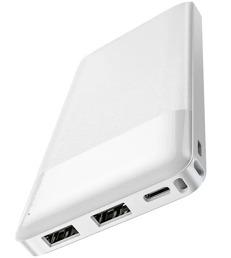 Batteria Esterna HOCO J72, 10000mAh, 10W, 2 x USB-A, Bianca - immagine 1