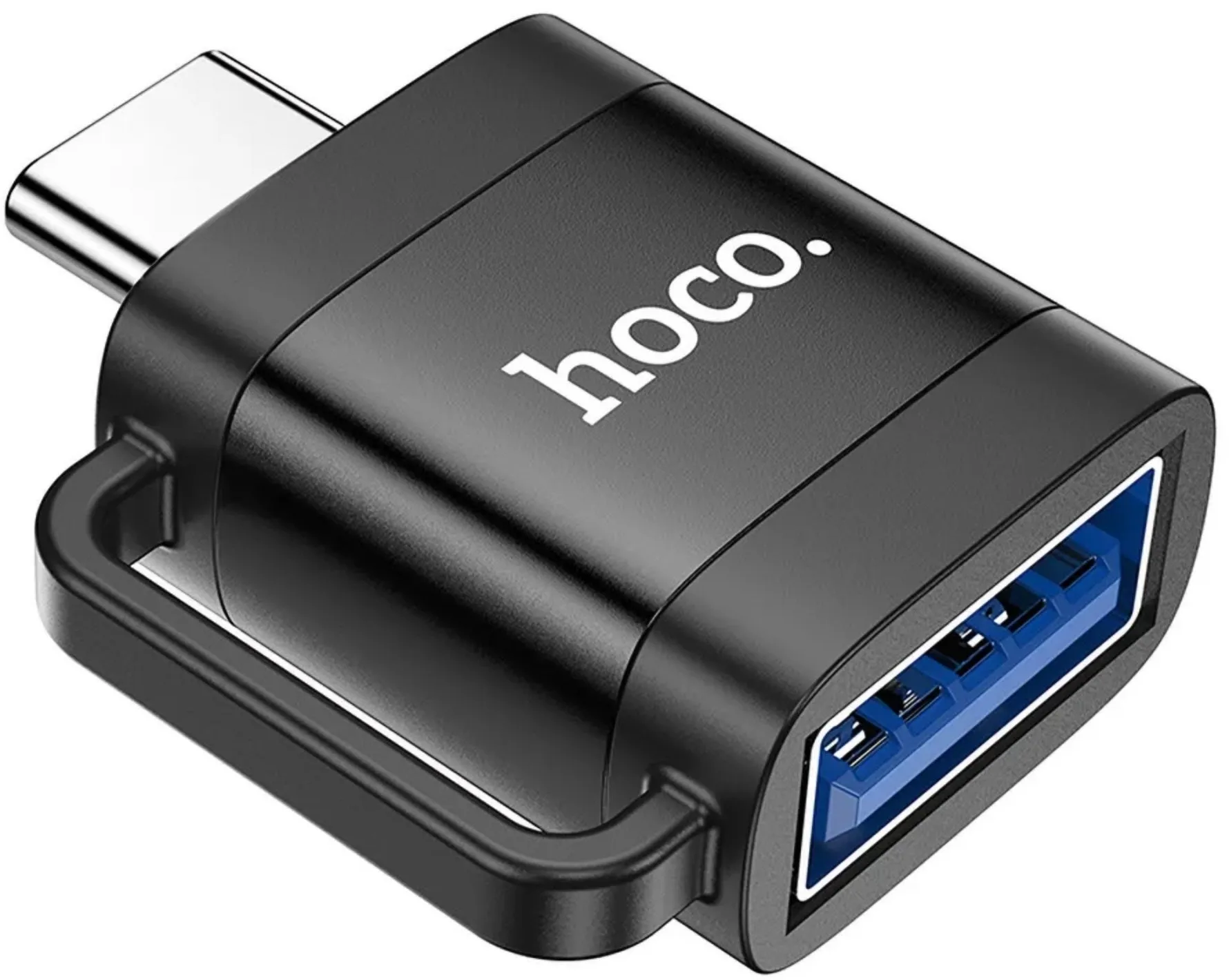 Adattatore OTG USB-C - USB-A HOCO UA31C, Nero - immagine 1
