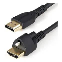Cavo HDMI 2.0 con vite di bloccaggio Black 2m HDMM2MLS - immagine 1