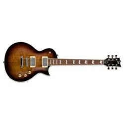 Chitarra elettrica EC SERIES Ec 256Fm Dark brown sunburst - immagine 1