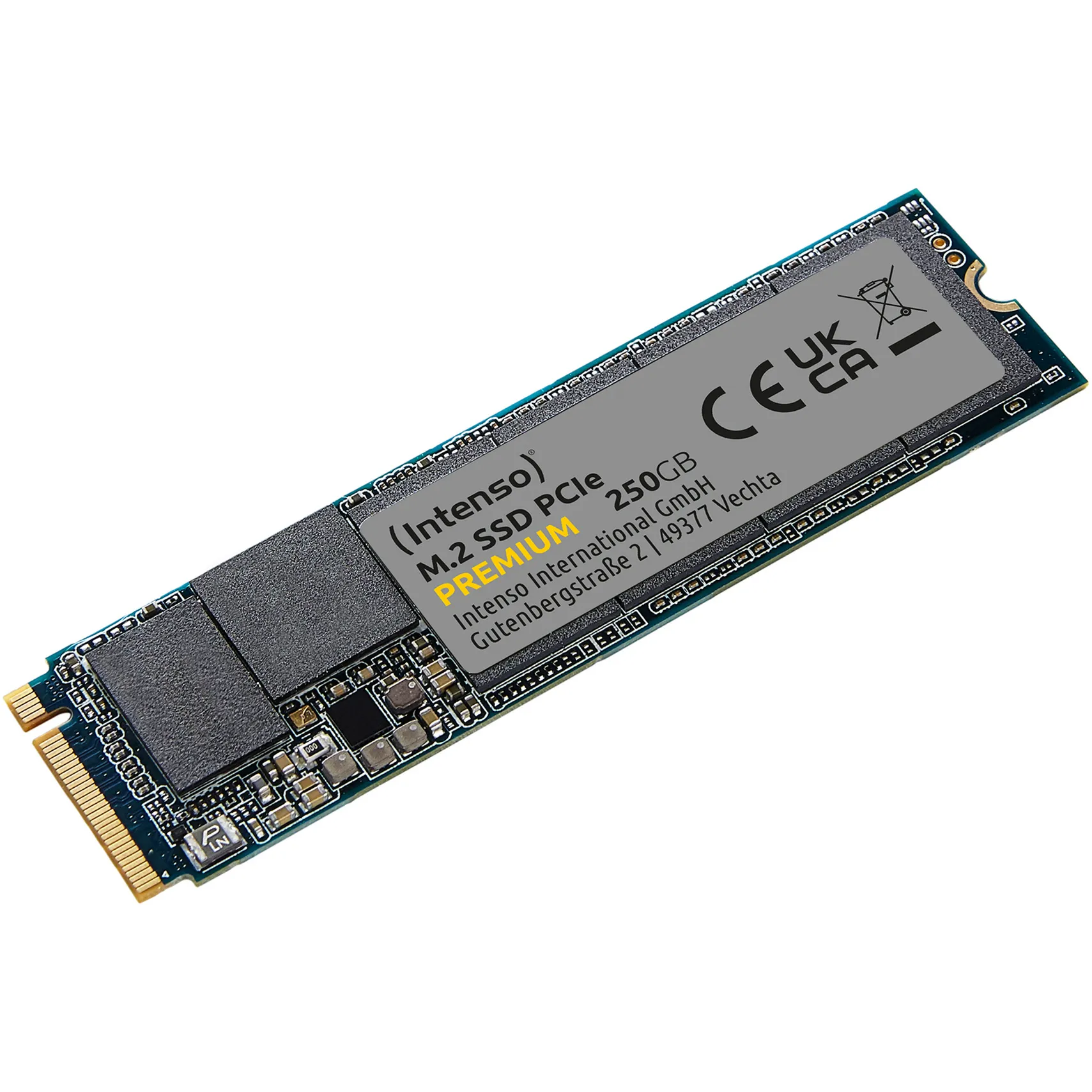 M.2 SSD PCIe Premium 250 GB PCI Express 3.0 NVMe, Disco a stato solido - immagine 1