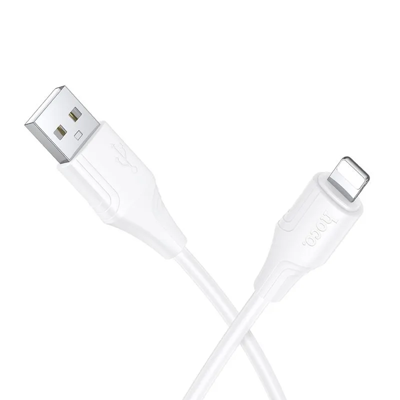 Cavo Dati e Ricarica USB-A - Lightning HOCO X124, 18W, 1m, Bianco - immagine 1