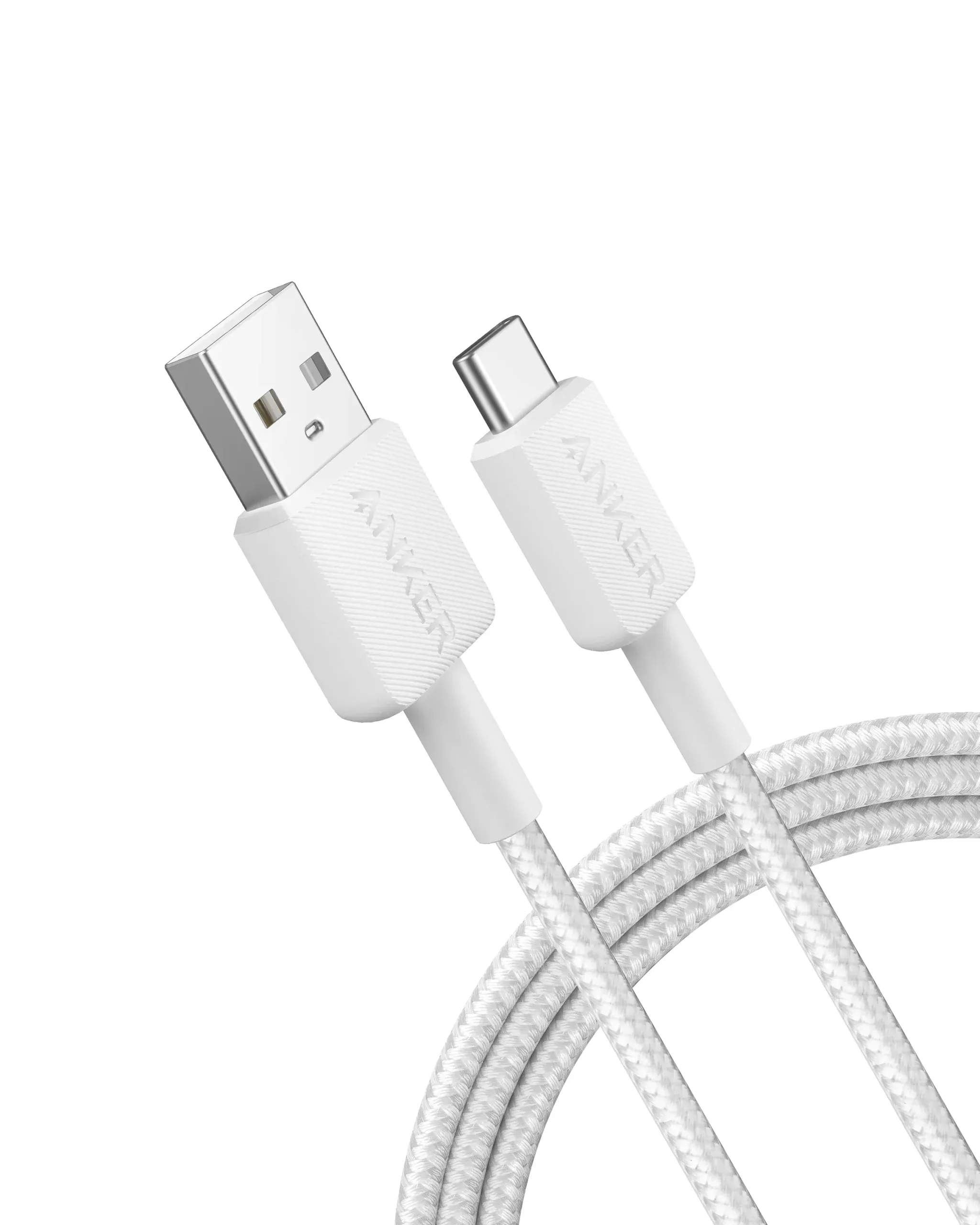 Cavo Dati e Ricarica USB-A - USB-C Anker 322, 18W, 1.8m, Bianco A81H6G21 - immagine 1