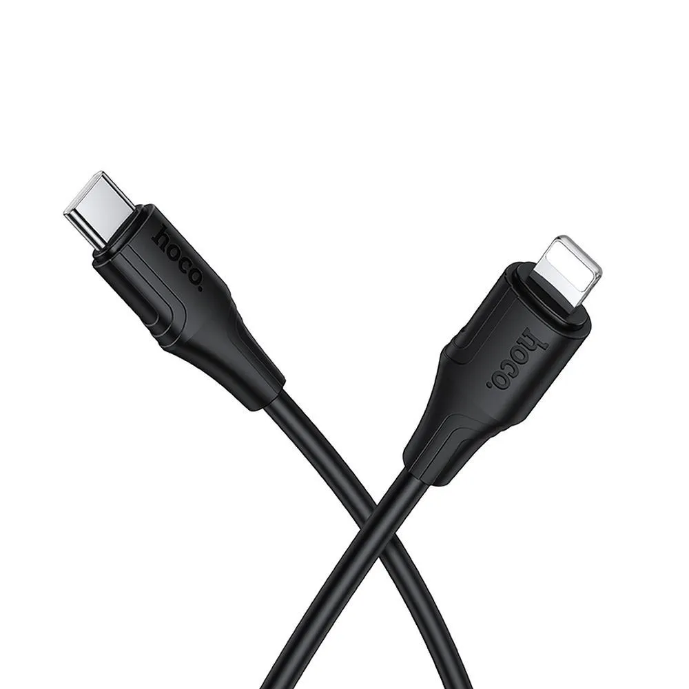 Cavo Dati e Ricarica USB-C - Lightning HOCO X124, 27W, 1m, Nero - immagine 1
