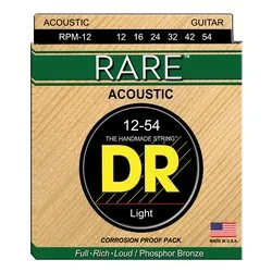 Muta corde chitarra acustica RARE Light Bronze RPM 12 - immagine 1