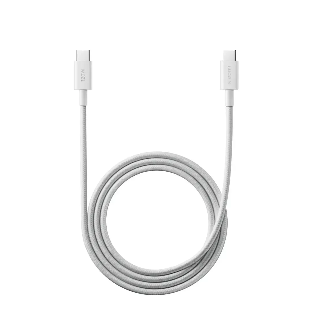 Cavo Dati e Ricarica USB-C - USB-C Xiaomi, 120W, 1m, Bianco BHR087KGL - immagine 1