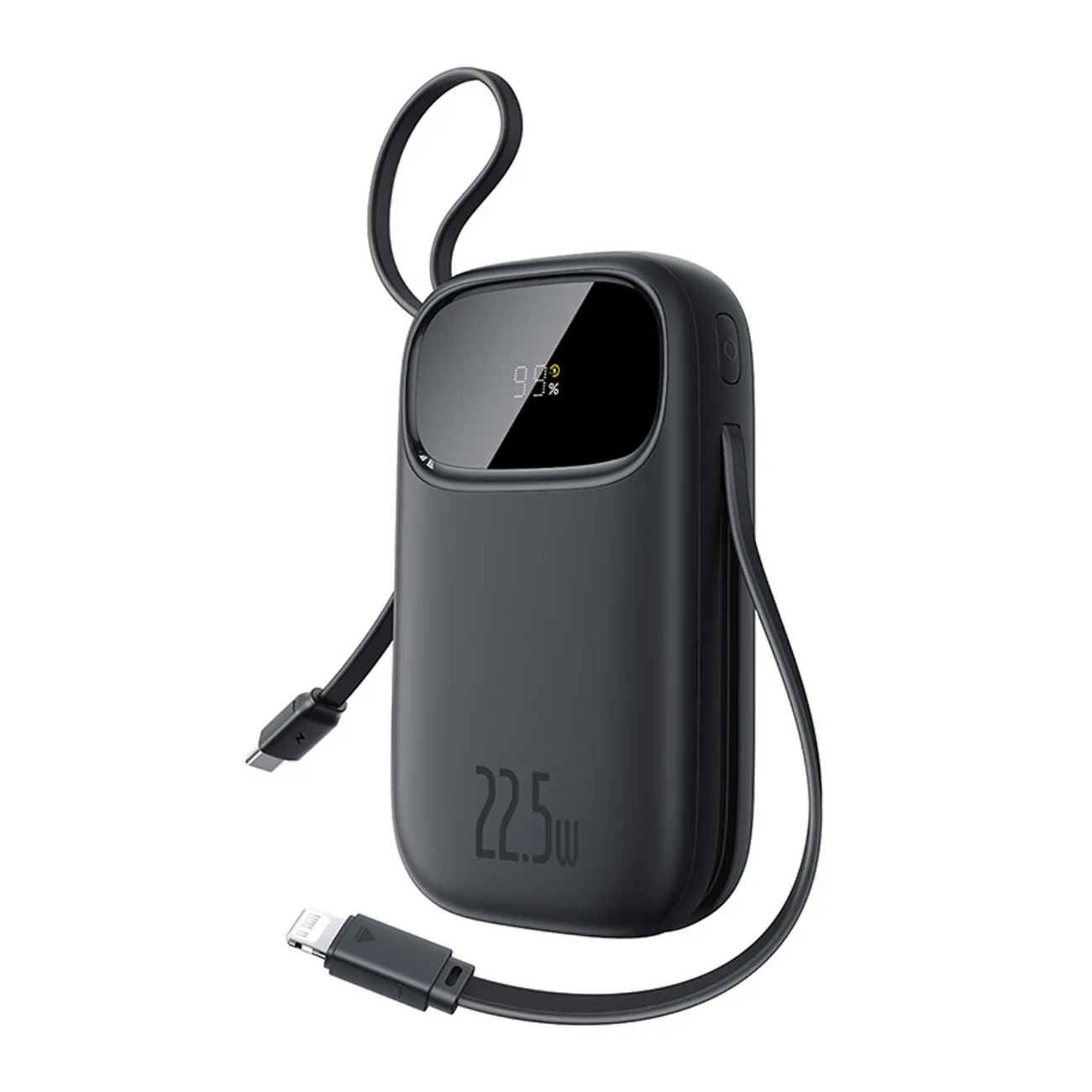 Batteria Esterna Baseus EnerFill FC31, 10000mAh, 22.5W, QC + PD, 1 x Lightning - 1 x USB-A - 2 x USB-C, Nera P10082106123-00 - immagine 1
