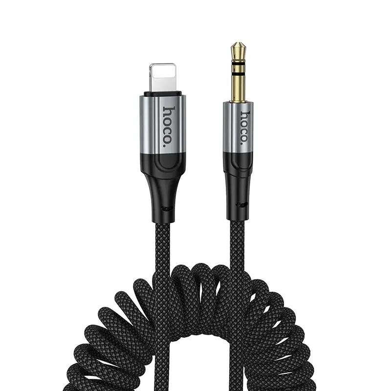 Cavo Audio Lightning - 3.5mm HOCO UPA33A, 1.5m, Nero - immagine 1