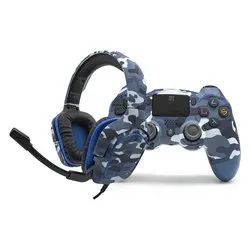Gamepad PLAYSTATION 4 Set Accessori Ice camo blue 90432 - immagine 1