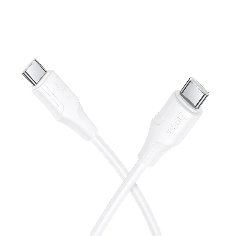 Cavo Dati e Ricarica USB-C - USB-C HOCO X124, 60W, 1m, Bianco - immagine 1