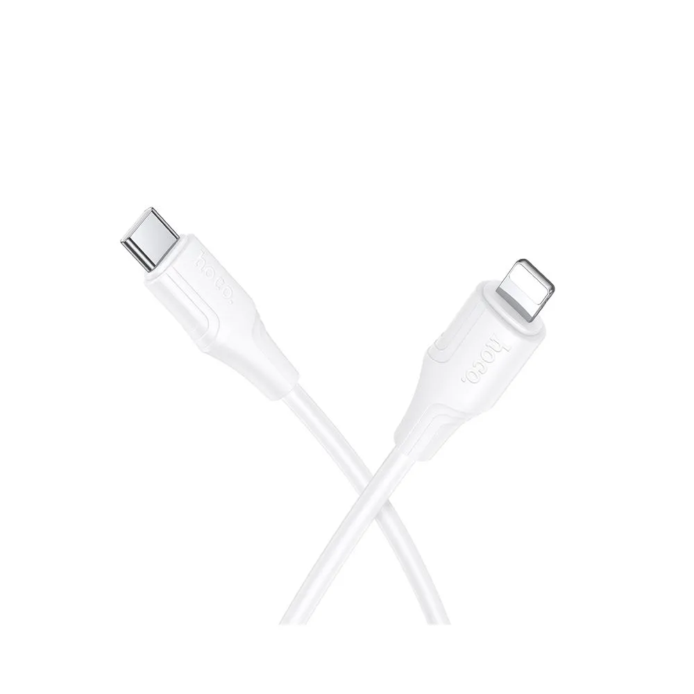 Cavo Dati e Ricarica USB-C - Lightning HOCO X124, 27W, 1m, Bianco - immagine 1