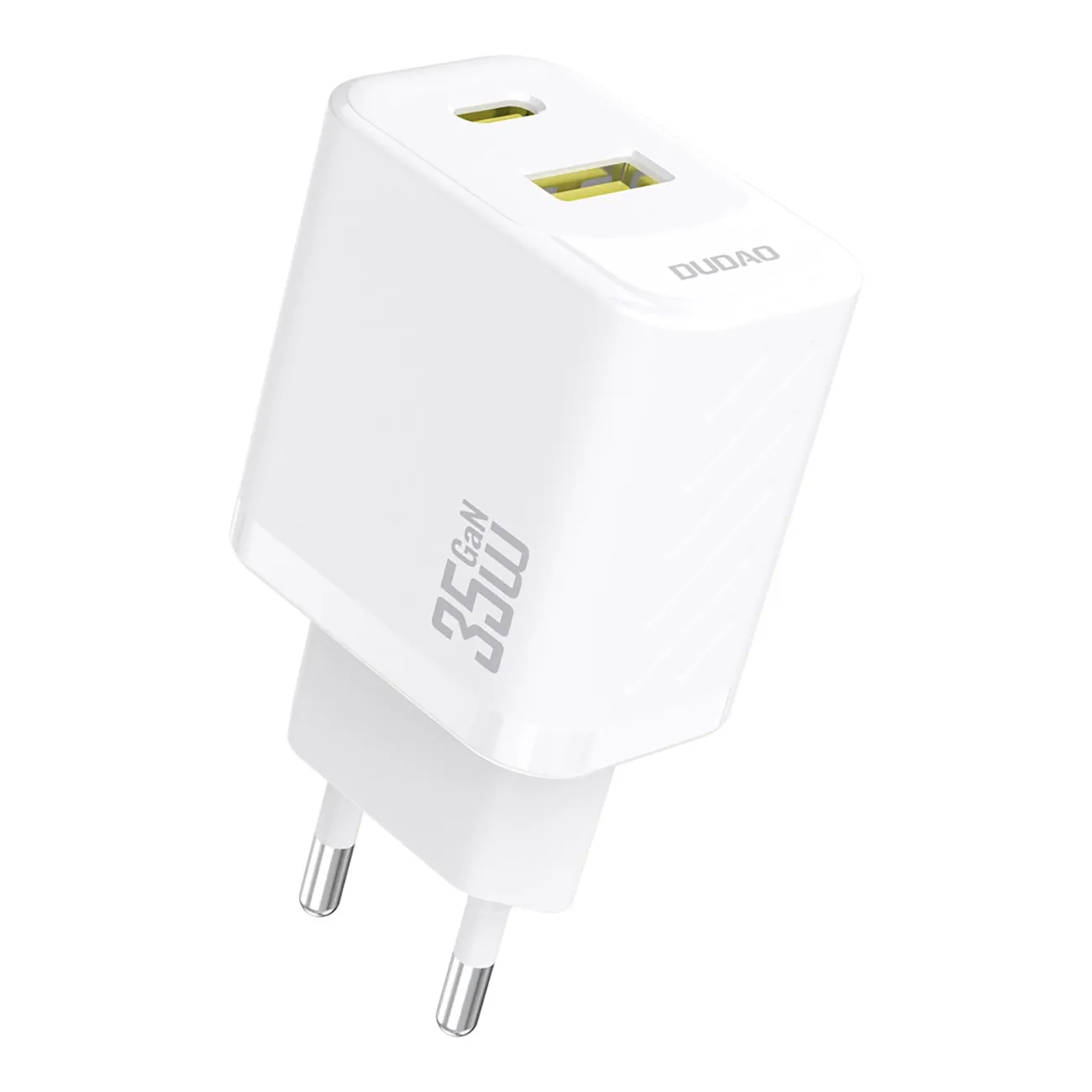 Caricabatterie Rete Dudao A27 Max, 35W, 1 x USB-A - 1 x USB-C, Bianco - immagine 1
