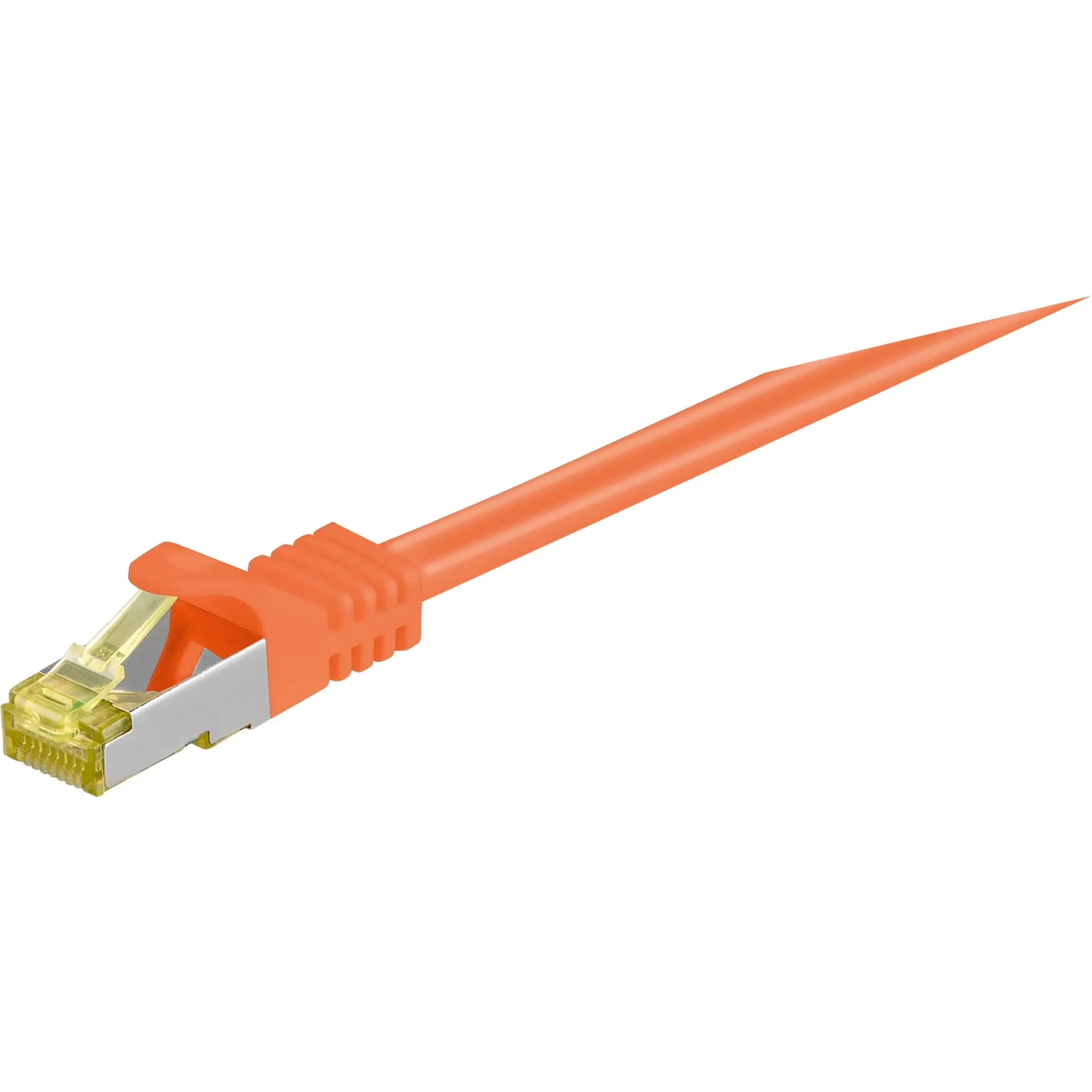 RJ-45 CAT7 3m cavo di rete Arancione S/FTP (S-STP) - immagine 1