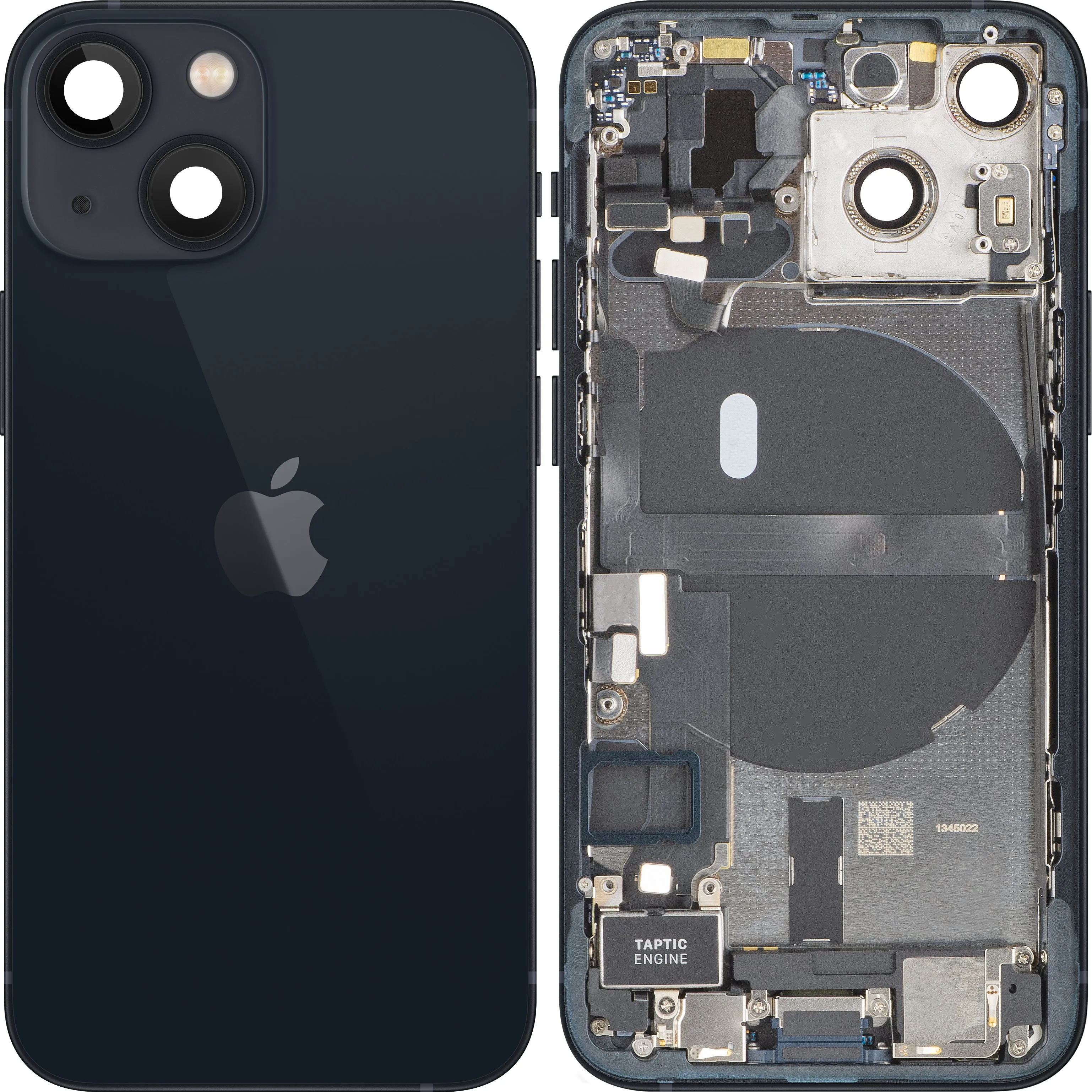 Copertura Batteria Apple iPhone 13 mini, Con Scocca Centrale, Parti Complete, Nero (Midnight), Swap Premium - immagine 1
