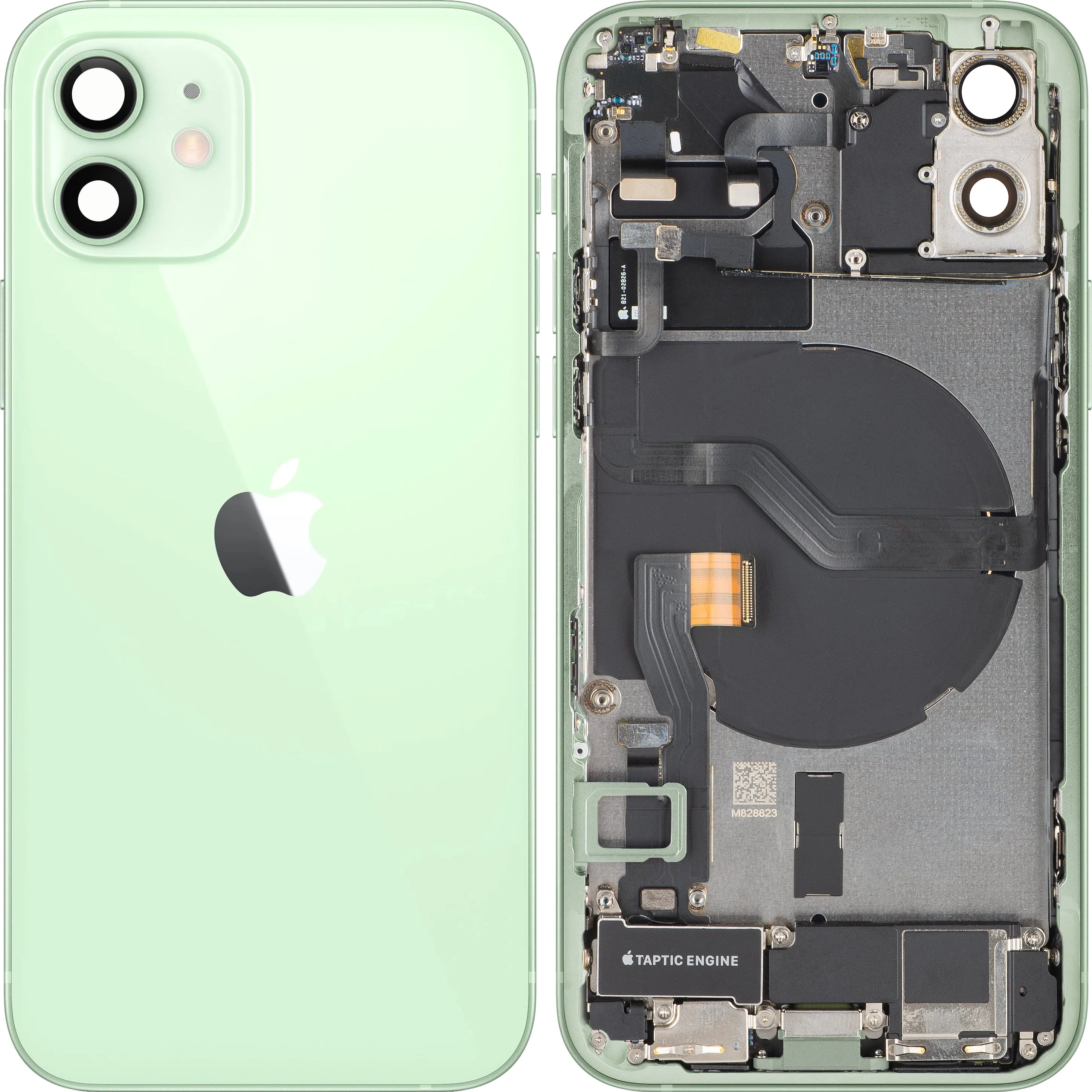 Cover Batteria Apple iPhone 12, Con Scocca Centrale, Parti Complete, Verde, Swap Premium - immagine 1