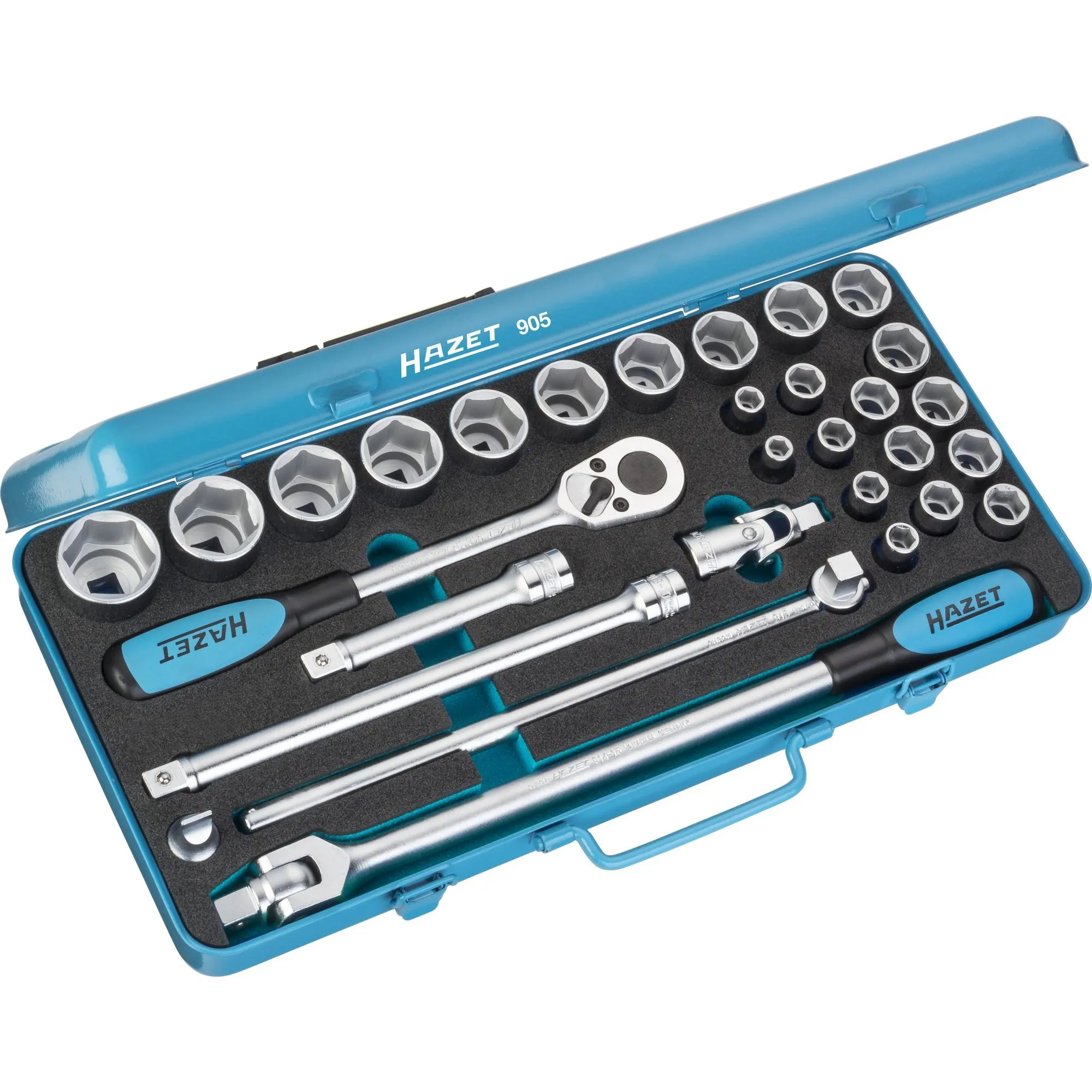 Set di chiavi a bussola 905, 1/2", 30 pezzi, Set di strumenti - immagine 1