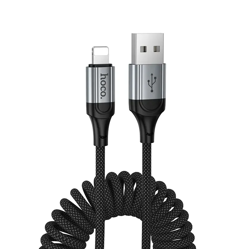 Cavo Dati e Ricarica USB-A - Lightning HOCO X121, 27W, 1.5m, Nero - immagine 1