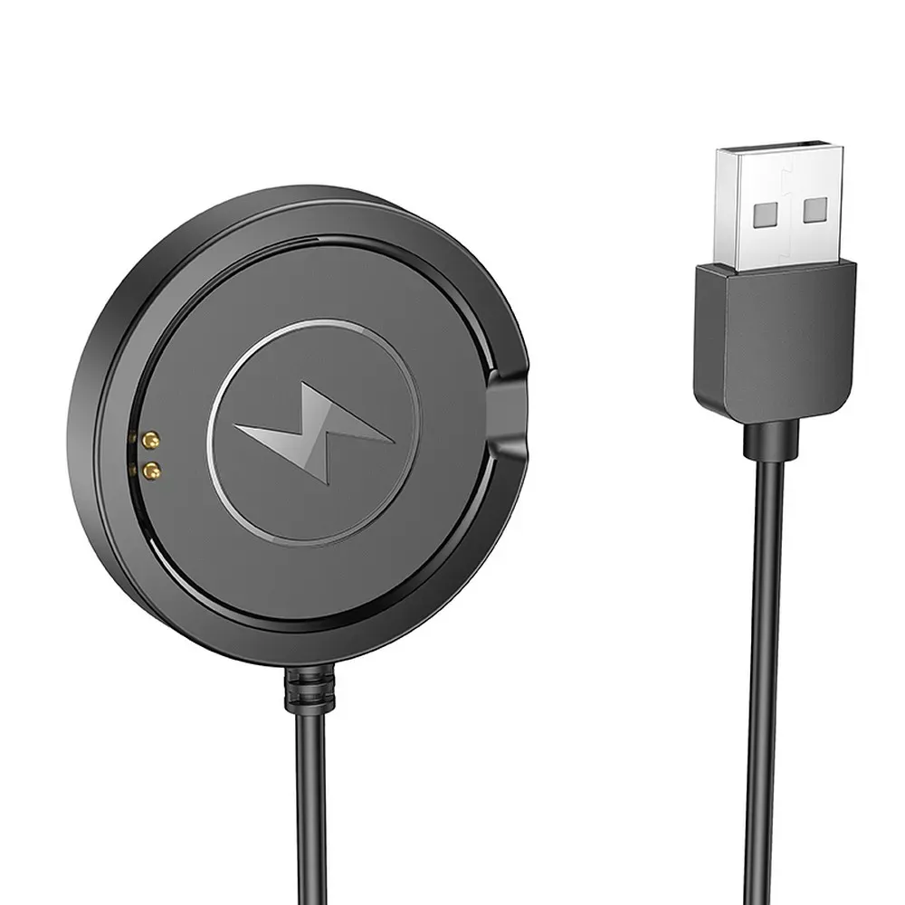 Cavo di Ricarica per Smartwatch HOCO Y22, USB-A, Nero - immagine 1