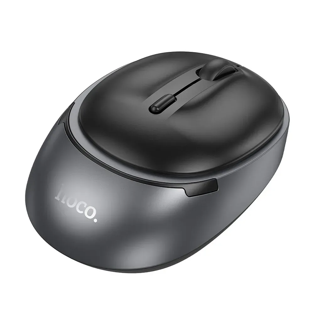 Mouse Wireless HOCO GM34, 1600DPI, BT / Wi-Fi, Nero - immagine 1