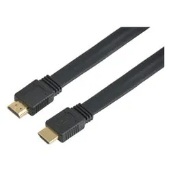 Cavo HDMI 4K con Ethernet Piatto Black 0,5m ICOC HDMI2 FE 005TY - immagine 1